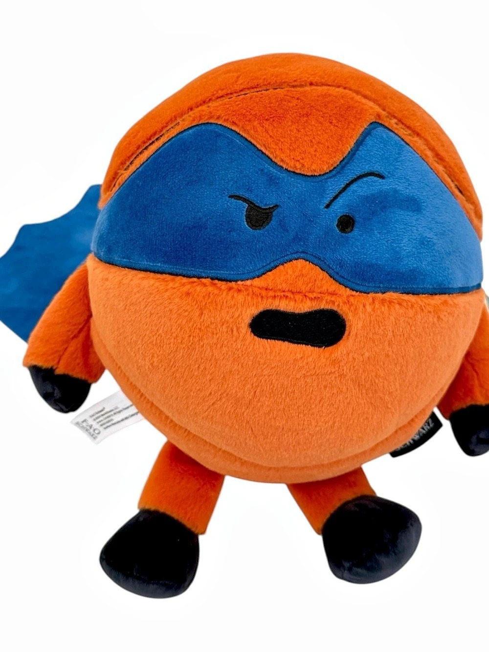 FAO Schwarz Heroes of the Game Plush Orange & Blue NWT